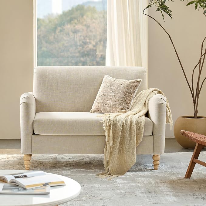 EcoHarbor Living 50.5" Mid-Century Modern Couch, Upholstered Sofa - Image 3