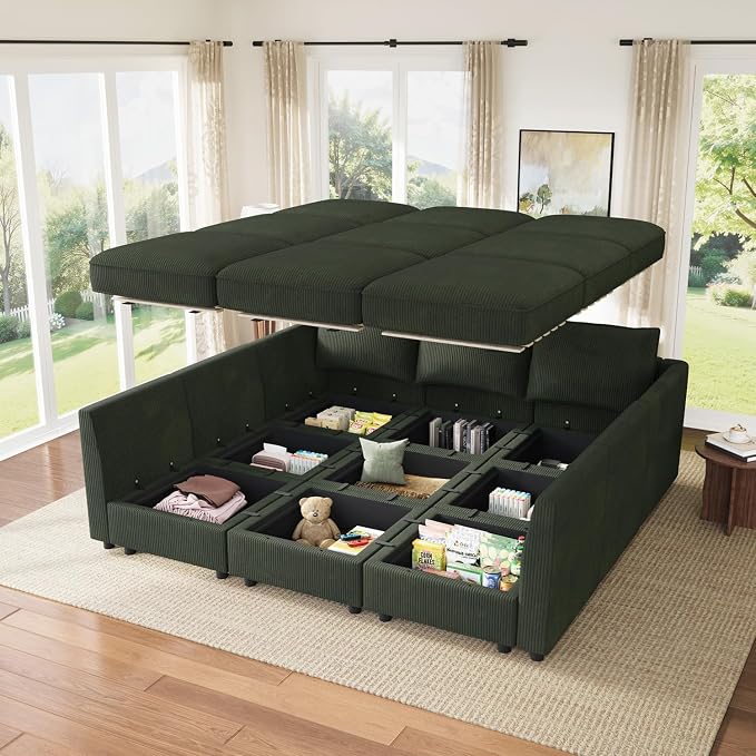 HONBAY Modular Sectional Sleeper Sofa - Image 4