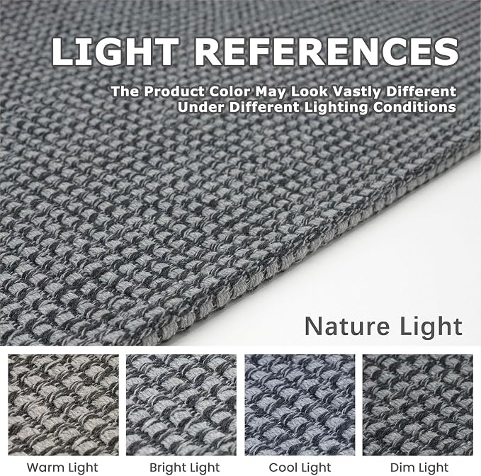 KOZYFLY Runners for Hallways 3x10 ft Washable Kitchen Runner Non Slip Rubber - Image 3
