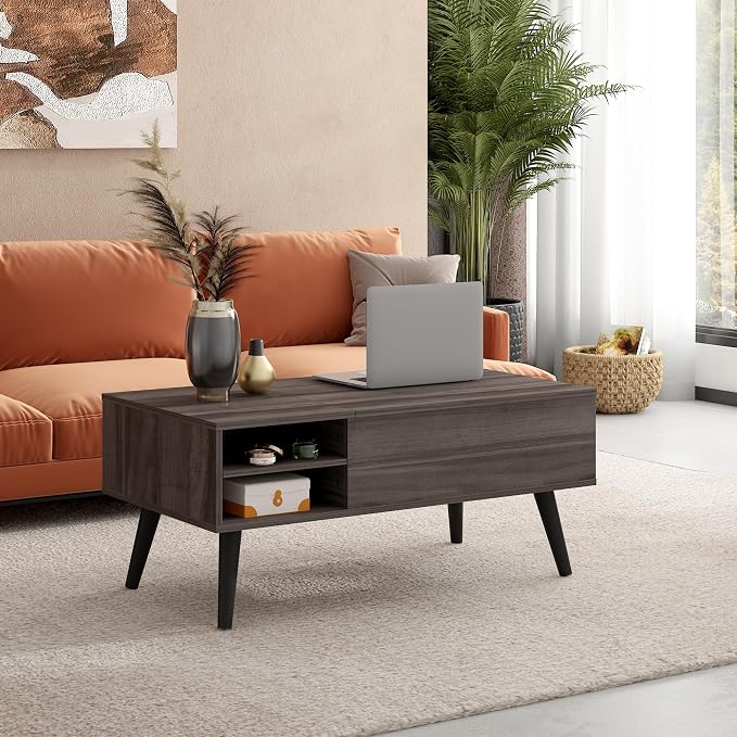 WLIVE Lift Top Coffee Table for Living Room, Small Coffee Table - Image 2