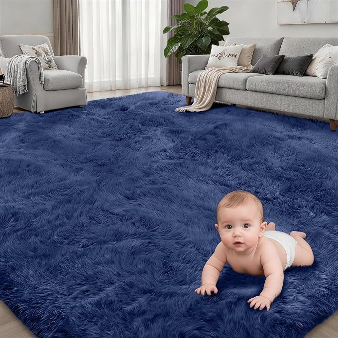 6x9 Area Rugs for Living Room Bedroom: Ultra Soft Fluffy Shag Rug Upgrade - Image 2