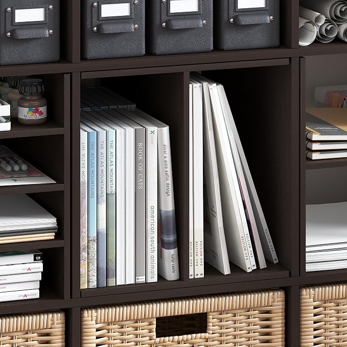 Furinno Cubicle Cube Insert, H-Shelf Cube Organizer, 2-Tier Shelf Accessory - Image 7