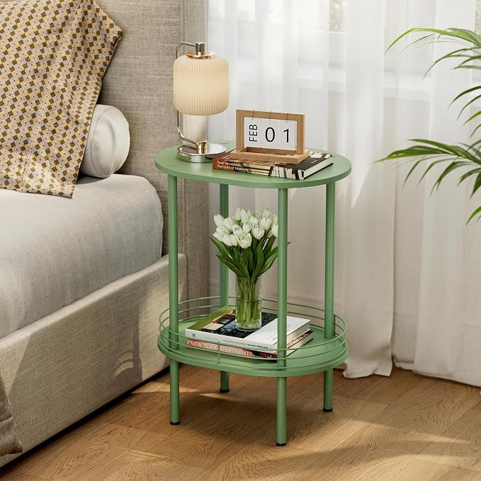 Small Modern Oval Side Table by DGSANDGPuttheCustomerFirst
