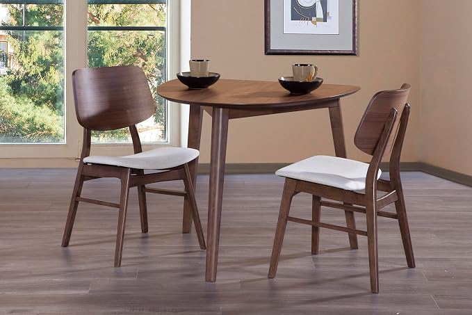 New Classic Furniture Mid-Century Modern Oscar Corner Table 3-Piece Dining Set - Image 3