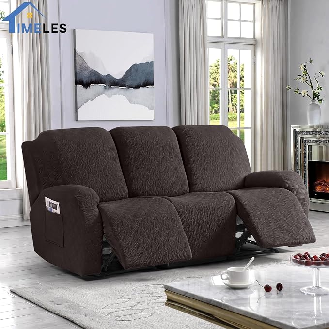 Timeles Recliner Covers for 3 Seater Reclining Couch Covers Sofa Slipcover - Image 7
