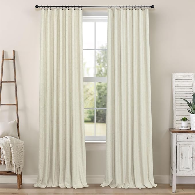 102 Inch Long Curtains for Bedroom Living Room Darkening Blackout Thermal Thick - Image 9