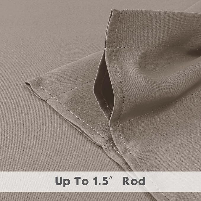 Chyhomenyc Stone Valances for Window, Room Darkening Short Curtains for Kitchen - Image 6