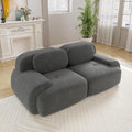 Boneless Sectional Couch, No Assembly Required, 81.8” Modular Cloud Sofa by ModonChicSofasCouches