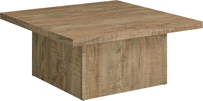 Coaster Home Furnishings Zetta Square Cocktail Living Room Coffee Table by CoasterFineFurniture