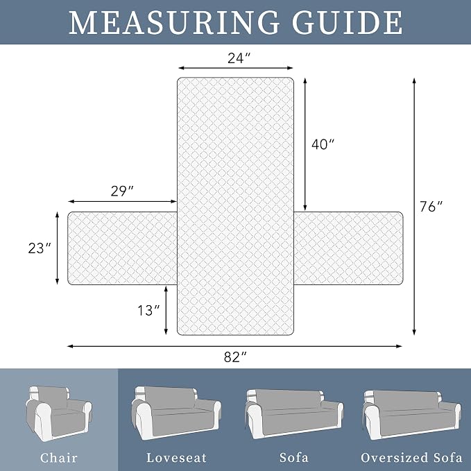 ISSUNTEX Double Protection 100% Waterproof Chair Sofa Cover - Image 6