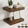 Dreamland Floating Shelves 16 inch, 2 Pack Rustic Wooden Wall Shelves, Wall by Dreamland