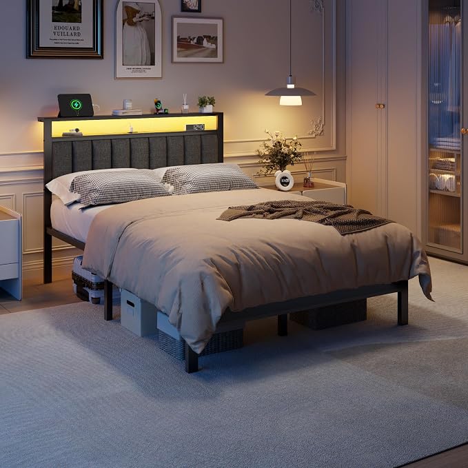 Furnulem Full Size Bed Frame - Image 9