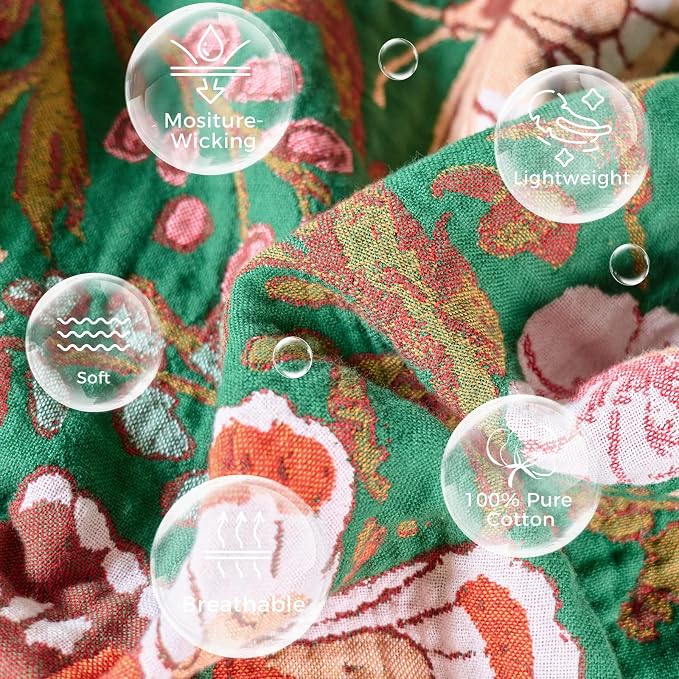 LUTBM Boho Throw Blanket for Bed Cotton Summer Blankets for Bedroom Living Room - Image 7