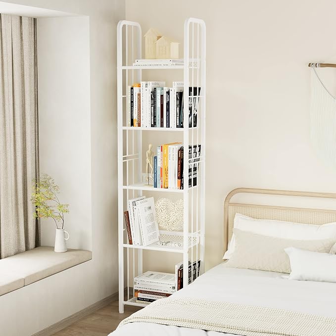 Bookshelf Storage Shelf Bookcase Freestanding Storage Stand - Image 8