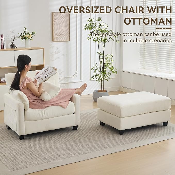 WUTUTUEE 57.5" Oversized Chaise Lounge - Image 7