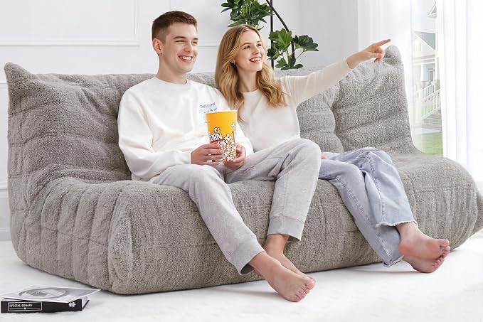 Bean Bag 3-Seater Chair Big Sofa Beanbag Chair - Image 7