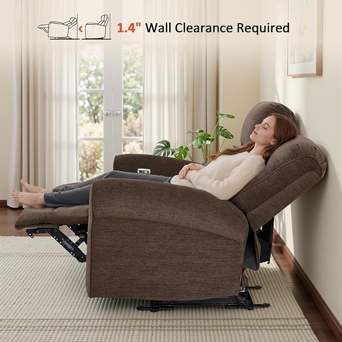 MCombo 87.8" Wall Hugger Power Reclining Sofa - Image 4