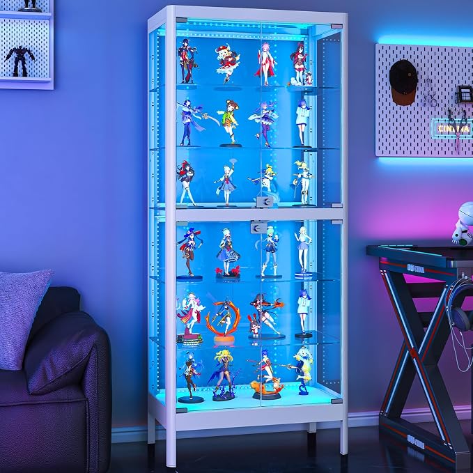 6-Tier Glass Display Cabinet - Image 7