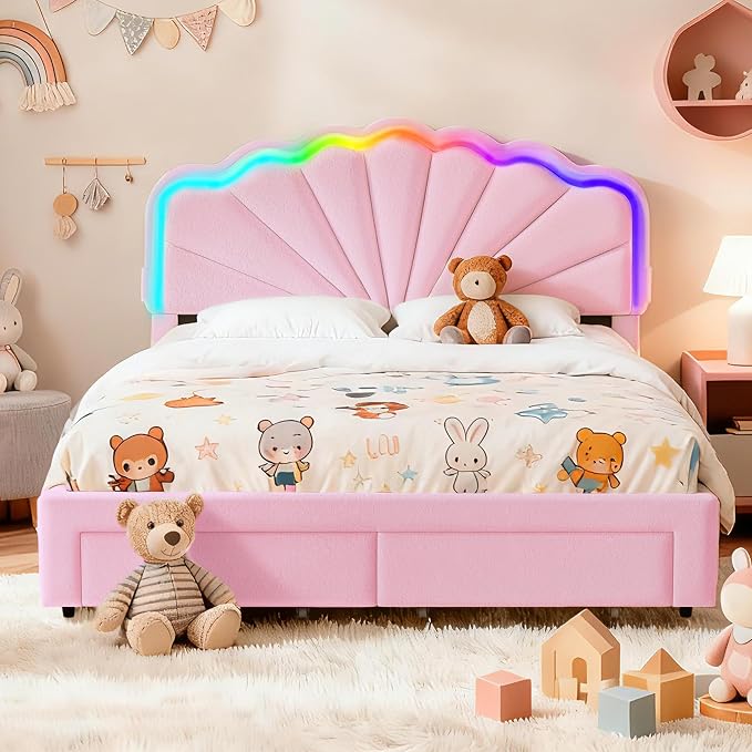 Queen Upholstered Children’s Bed - Image 3