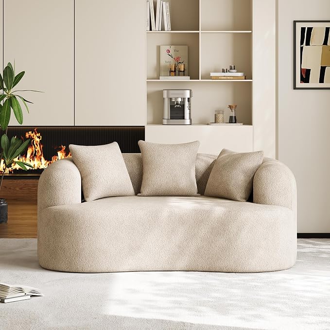 DAMAIFROM 68.5" Loveseat Sofa for Living Room, Modern Luxury Plush Chenille - Image 3