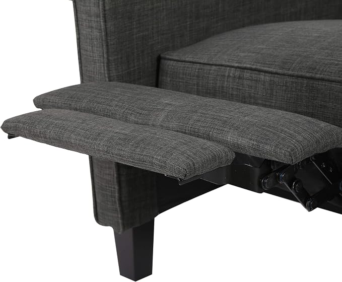 Christopher Knight Home Emmie Fabric Recliner, Moss Gray, Dark Brown - Image 8