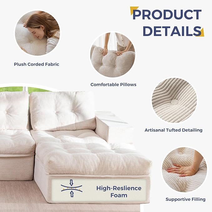 MAXYOYO Modular Sectional Sofa - Image 6