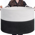 INDRESSME Large Cotton Rope Baskets by INDRESSME