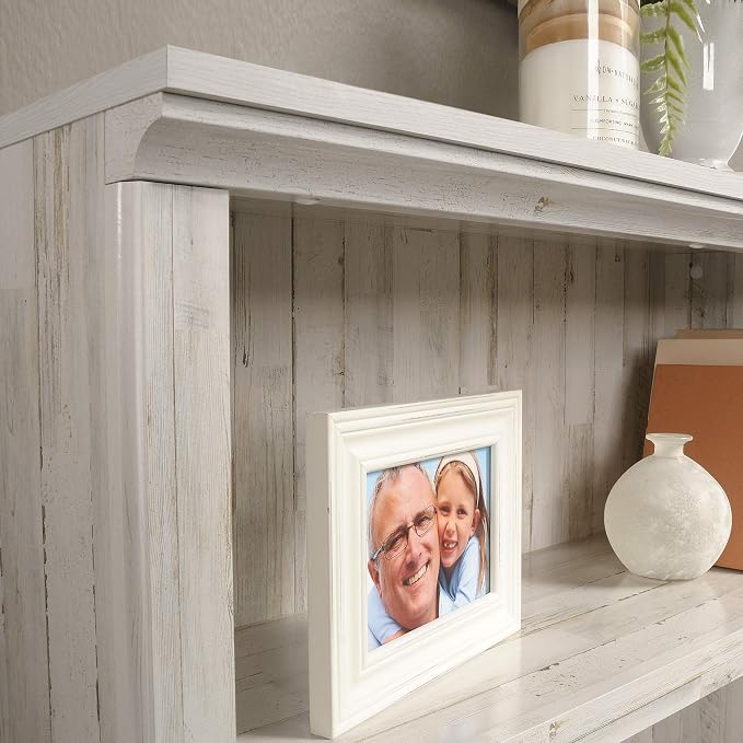 Sauder 3 Tier Book Shelf Wooden Bookcase Multipurpose Bookshelf - Image 8