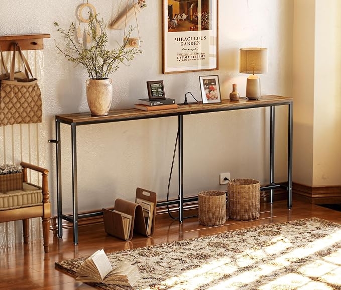 SUPERJARE 70 Inch Console Table - Image 6
