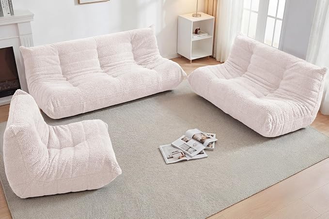 Bean Bag 3-Seater Chair Big Sofa Beanbag Chair - Image 8