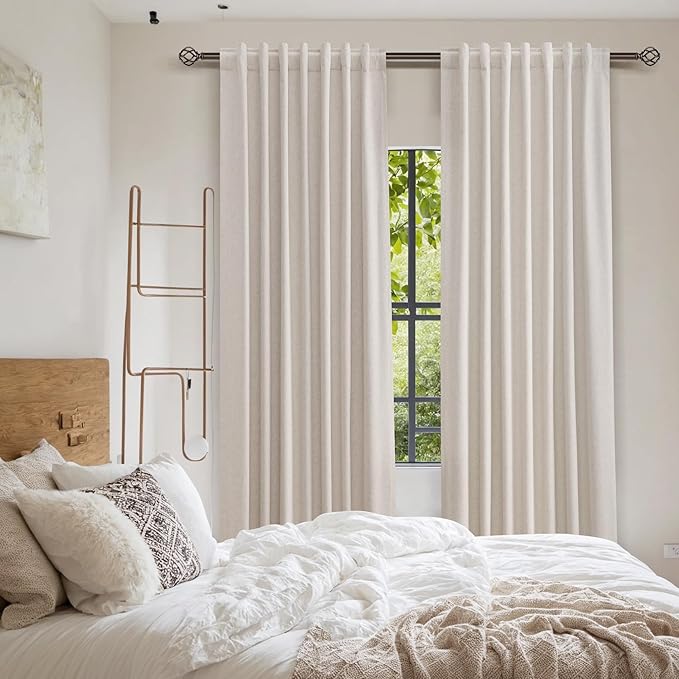 Guken 100% Blackout Curtains 102 Inch Length 2 Panels Set - Image 8