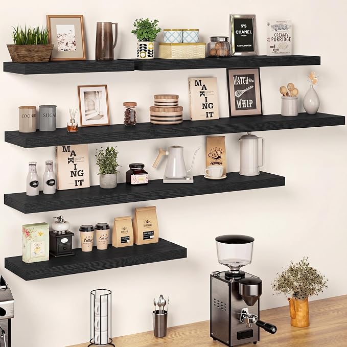 55 Inch Floating Shelves, 12 Inch Deep Floating Shelves - Image 7