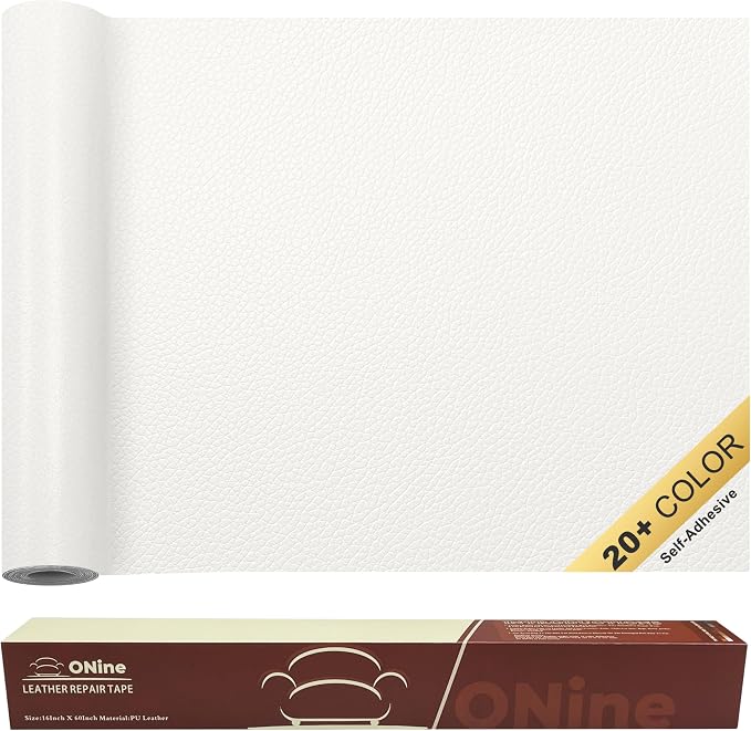 ONine Leather Repair Patch，Self-Adhesive Couch Patch，Multicolor Available by Onine