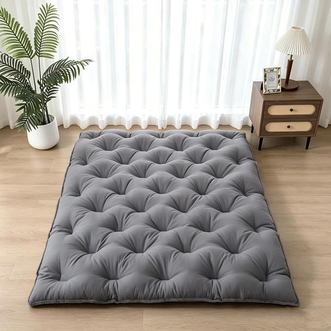 SHOUREN Japanese Futon Mattress Floor Mattress 3" Tatami Mat, Shredded Memory by SHOUREN