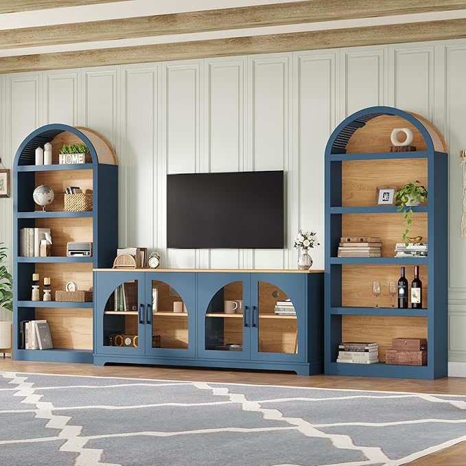 Merax Vintage Farmhouse TV Stand Set by Merax