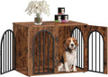 Hzuaneri 31.5'' Wooden Dog Crate Furniture, Indoor Dog Kennel Dogs Cage by Hzuaneri