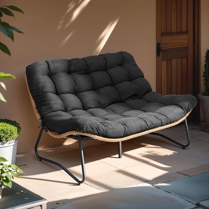 Crestlive Products Outdoor Loveseat, 2 Seater Outdoor Couch by CrestliveProducts