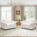Oversized Accent Chairs Set of 2, 44 inch Modern Living Room Chairs, Chenille by choairy