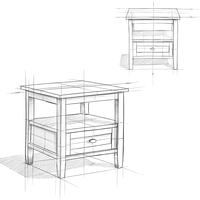 SIMPLIHOME Warm Shaker End Table - Image 13