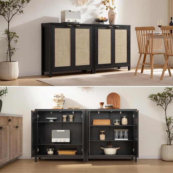 SICOTAS Sideboard Buffet Storage Cabinet - Image 9