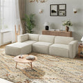 Novilla 109" Modular Sectional Sofa, No Assembly Cloud Sectional Couch by Novilla
