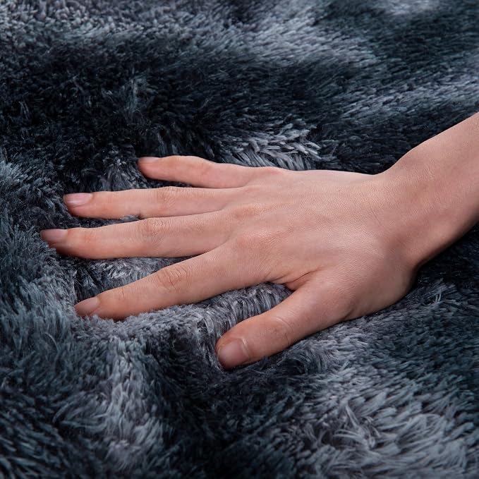 Runner Rugs for Bedroom, 2x6 Fluffy Throw Area Rug Non Slip for Bedside Dorm - Image 4