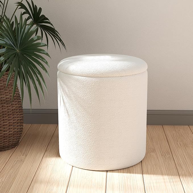 Cmishe Ottoman Poufs with Storage by Cmishe
