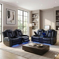 2 Piece Power Recliner Sofa Set -2 Loveseats, Electric Reclining Living Room by ELDANISPOWERRECLINERSOFA