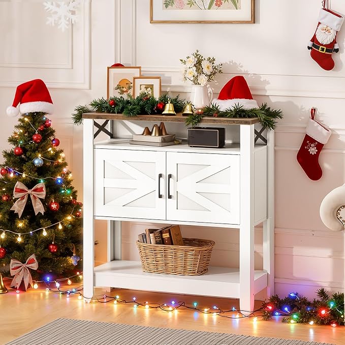 CHOEZON Console Table, Farmhouse Sofa Table - Image 3