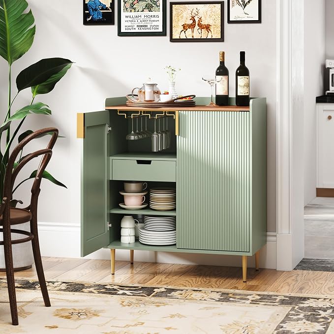 ARTPOWER Coffee Bar Cabinet - Image 4