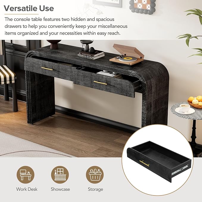 Harper & Bright Designs TREXM Unique Retro Silhouette Console Table - Image 7