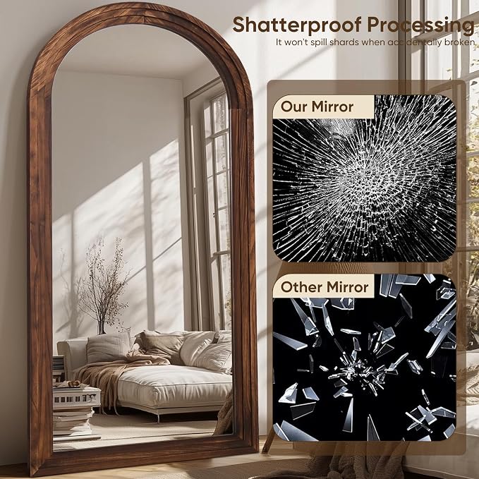 Full Length Mirror, Oversized Stand Up Mirrors Large Wall Mirrors, Wall Mounted - Image 5