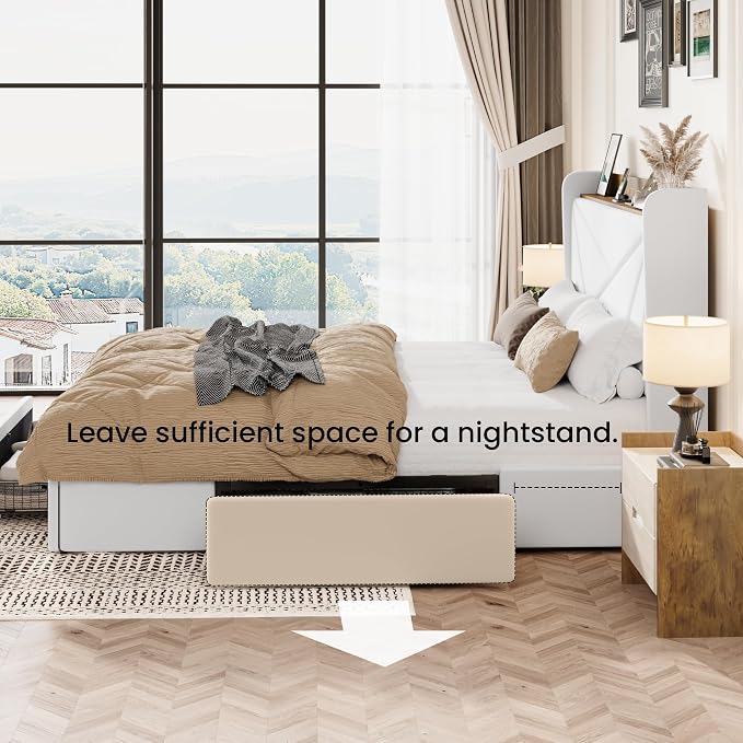 SHA CERLIN Full Size Bed Frame - Image 8