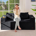 MAXYOYO 63" Boneless Loveseat Sofa Couch by MAXYOYO